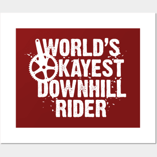 World's Okayest Downhill Rider Posters and Art